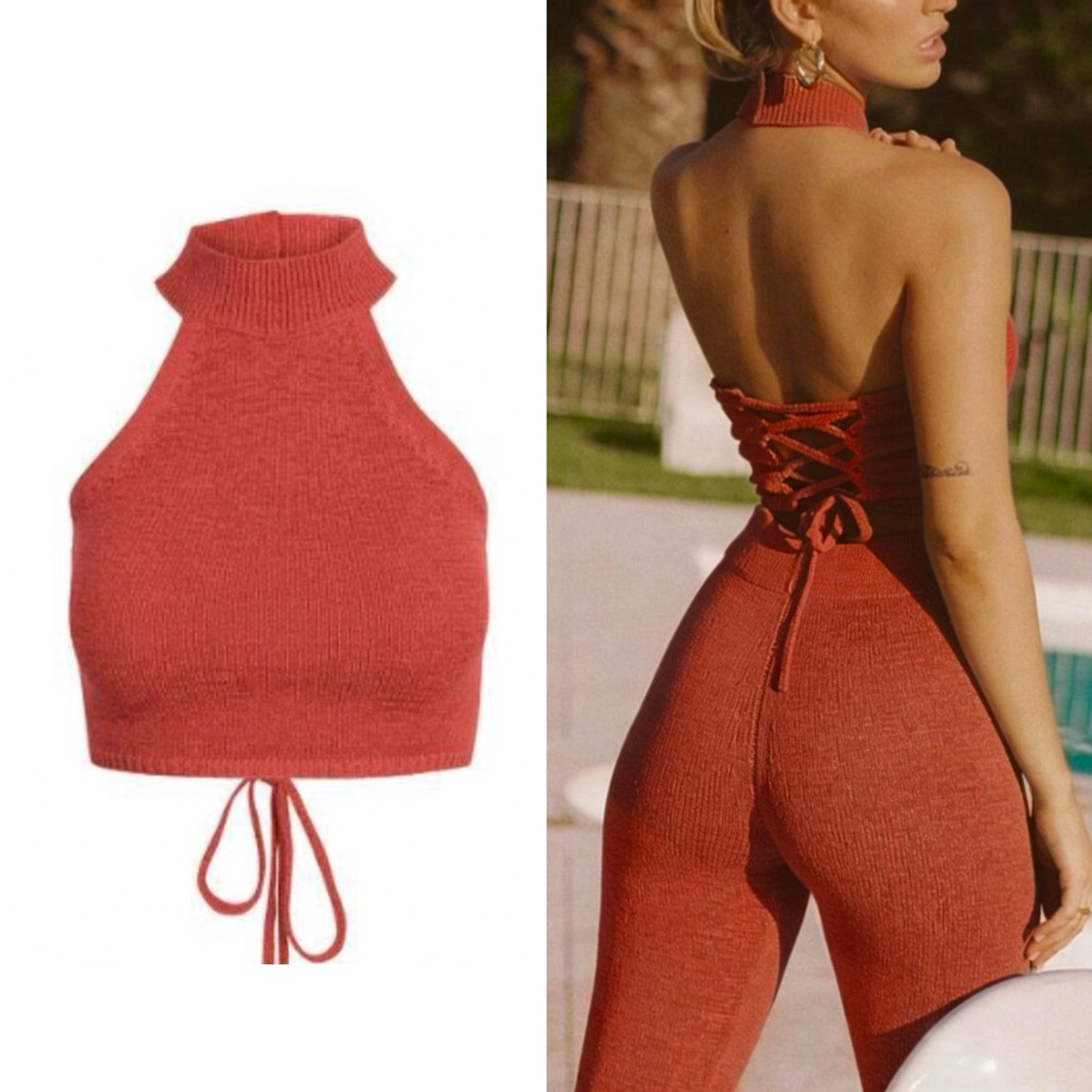 Asta Resort Catalina Top & Pants Set in Sienna
